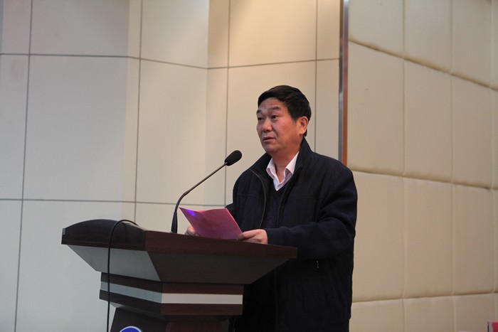 焦胜军主持开幕式张厚龙代表赞助企业讲话任虎奎祝贺陕铁院第七届技